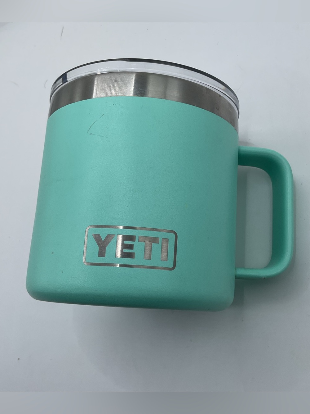 YETI Rambler 14 oz. Coffee Mug Seafoam Green